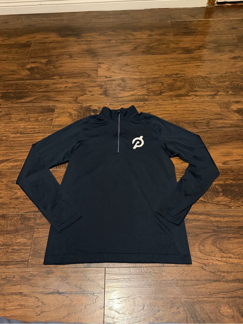 Lululemon X peloton men’s navy metal vent tech 1/4 zip long sleeve shirt size M